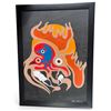 Image 2 : Paul Johnny, Woodland Style Ravens Inside Moose Painting