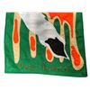 Image 4 : Paul Johnny, Green Felt Appliqué Scarf with Bird and Feather Motifs