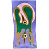 Image 5 : Paul Johnny, Purple Felt Appliqué Scarf Woodland Style Bird Design
