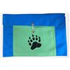 Image 2 : Paul Johnny, Felt Appliqué Bear Paw Pillow Case (Blue/Green)