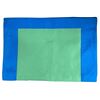 Image 4 : Paul Johnny, Felt Appliqué Bear Paw Pillow Case (Blue/Green)