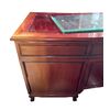 Image 4 : Large Brown Executive Double-Pedestal Desk, Approx. H31" x W65" x D27"