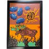 Image 2 : Paul Johnny, Woodland Style Painting, Bear Paws & Deer/Moose