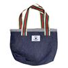 Image 4 : Paul Johnny, Denim Tote Bag with Felt Applique Bird Design