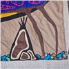 Image 2 : Paul Johnny, Large Felt Applique Blanket/Wall Hanging, Woodland Style Multi-Animal Design