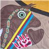 Image 3 : Paul Johnny, Large Felt Applique Blanket/Wall Hanging, Woodland Style Multi-Animal Design