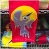 Image 3 : Paul Johnny, Felt Appliqué Scarf Woodland Style Bird Design (Red)