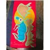 Image 4 : Paul Johnny, Red Felt Appliqué Scarf with Moose Figures