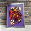Image 1 : Paul Johnny, Framed Artwork with Thunder Bird Motifs