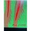 Image 4 : Paul Johnny, Framed Black Artwork with Red Abstract Animal Figure