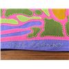 Image 3 : Paul Johnny, Purple Felt Appliqué Scarf with Abstract Figures