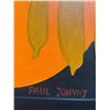 Image 4 : Paul Johnny, Black Felt Applique Wall Hanging with Abstract Bird Figure