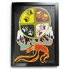 Image 2 : Paul Johnny, Framed Artwork with Moose Figure