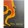 Image 4 : Paul Johnny, Framed Artwork with Moose Figure