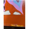 Image 4 : Paul Johnny, Framed Artwork with Blue Heron Figure