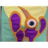 Image 4 : Paul Johnny, Green/Yellow Felt Appliqué Scarf Woodland Style Bird Design