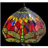 Image 2 : Tiffany-Style Dragonfly Stained Glass Table Lamp