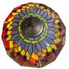 Image 3 : Tiffany-Style Dragonfly Stained Glass Table Lamp