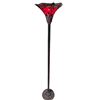 Image 2 : Tiffany-Style Dragonfly Stained Glass Floor Lamp