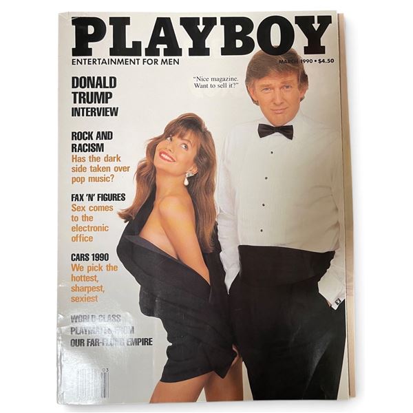 President DONALD TRUMP Playboy Magazine March 1990 - 10 of the Most Valuable Editions of Playboy Mag