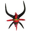 Image 2 : Miguel Caraballo 8-Horn Vejigante Carnival Mask, Puerto Rico 2025, Approx. H8.5" x W6" x L10"