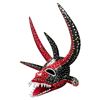 Image 2 : 3-Pcs Miguel Caraballo and Lian Caraballo Ramos, 5-Horn Vejigante Carnival Masks, Puerto Rico