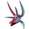 Image 3 : 3-Pcs Miguel Caraballo and Lian Caraballo Ramos, 5-Horn Vejigante Carnival Masks, Puerto Rico