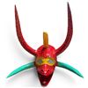 Image 1 : Joselin Caraballo S, 8-Horn Vejigante Carnival Mask, Puerto Rico 2025, Approx. H8.5" x W6.5" x L10"