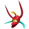 Image 3 : Joselin Caraballo S, 8-Horn Vejigante Carnival Mask, Puerto Rico 2025, Approx. H8.5" x W6.5" x L10"