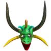 Image 2 : Joselin Caraballo S, 8-Horn Vejigante Carnival Mask, Puerto Rico 2024, Approx. H8.5" x W6.5" x L10"