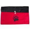 Image 2 : Paul Johnny, Felt Appliqué Bear Paw Pillow Case (Black/Red)