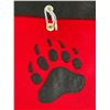 Image 3 : Paul Johnny, Felt Appliqué Bear Paw Pillow Case (Black/Red)