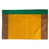 Image 4 : Paul Johnny, Felt Applique Bear Paw Wall Hanging/Pouch (Green/Brown/Orange/Red)