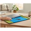 Image 1 : Paul Johnny, Felt Appliqué Bear Paw Pillow Case (Blue/Green)