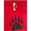 Image 3 : Paul Johnny, Felt Appliqué Bear Paw Pillow Case (Red/Black)