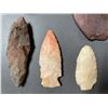 Image 2 : 8-Pcs Native Stone Collection Includes Axe Heads, Animal-Tooth, Knife-Shaped Tools, and Game Ball