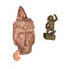 Image 1 : Pre-Columbian Style Terracotta Head Sculpture