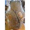 Image 2 : Art Pottery Vase, Abstract Circle Motif