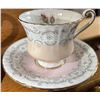 Image 3 : Paragon Bone China Cups & Saucers, Pair (Pink Floral)