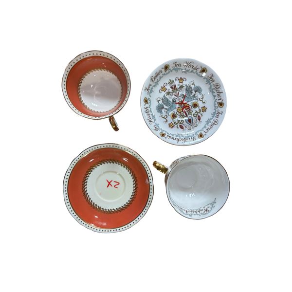 Aynsley and Paragon Bone China Teacups and Saucers