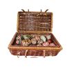 Image 1 : Wicker Basket with Decorative Eggs
