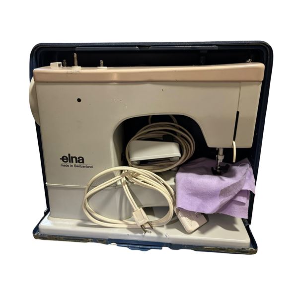Elna Sewing Machine with Case