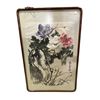 Image 1 : Framed Chinese Watercolor Painting - Peonies with Rockwork and Grasses