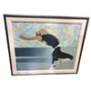 Image 1 : Framed Contemporary Painting - Gymnast Performing a Backbend