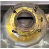Image 2 : Antique Pressed Glass Oil Lamp with Chimney