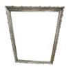 Image 1 : Large Ornate Silver-Tone Decorative Wall Mirror / Picture Frame (52x64)