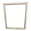 Image 2 : Large Ornate Silver-Tone Decorative Wall Mirror / Picture Frame (52x64)