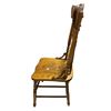 Image 2 : Group of 3 Vintage Carved Back Wooden Chairs