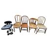 Image 1 : Group of 5 Assorted Style Chairs