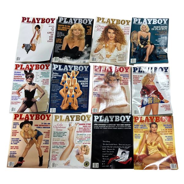 Collection of Playboy Magazines "1992" Group Lot